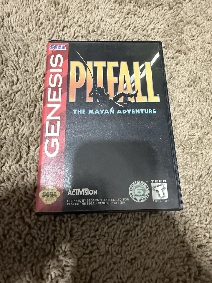 Sega Genesis (CIB) - Pitfall: The Mayan Adventure - COMPLETE Game, Box - Image 1 of 2
