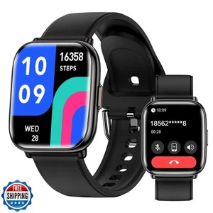 Smart Watches for Men Women with Blood Pressure Monitor, 1.75" AMOLED AI Voic - Photo 1 sur 5