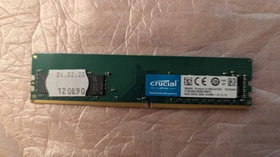 Crucial 8GB DDR4-2666 Arbeitsspeicher - RAM - CT8G4DFRA266 - Bild 1 von 2
