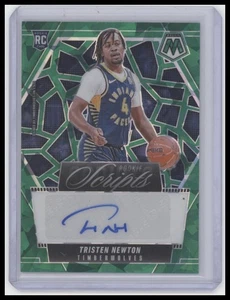 2024-25 Panini Mosaic #RS - NEU Tristen Newton Rookie Scripts Green Ice - Bild 1 von 1