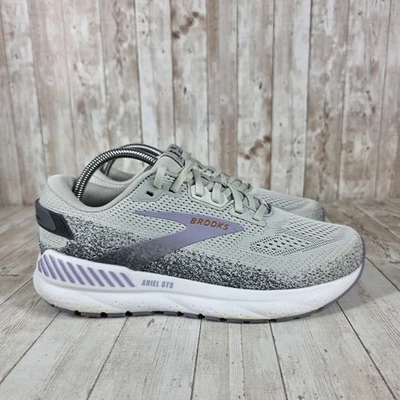 Zapatos para correr Brooks Ariel GTS para mujer gris púrpura talla 10 Foto 1 de 4