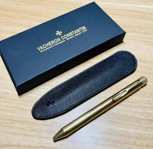 Vacheron Constantin VIP Gift Solid Brass Ballpoint Pen + Premium Leather Sleeve - Picture 1 of 14
