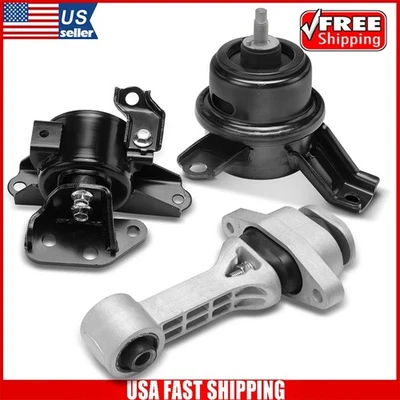 3x Manual Trans Engine Motor & Transmission Mount for Kia Soul 2010-2011 L4 1.6L — 第 1/4 张图片
