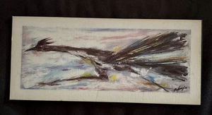 Ted Degrazia "Arizona Roadrunner" signed Print Plaque Art - Picture 1 of 5