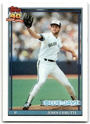 1991 Topps John Cerutti Toronto Blue Jays #687 - Image 1 of 2