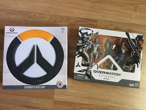 Overwatch Ultimates Genji & Hanzo Action Figure Boxed Set Hasbro & Desk Light - Picture 1 of 8