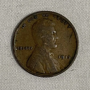1915 P Lincoln Wheat Cent Sammlermünze G-VG (BITTE BESCHREIBUNG LESEN) - Bild 1 von 3