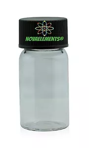 no.1 Empty Labeled Glass Vial To Store Any Element Sample - Picture 1 of 2