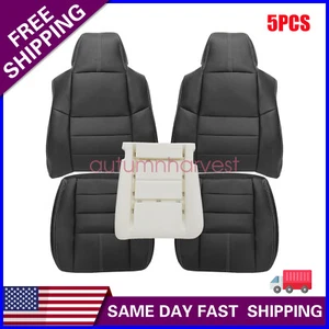 2008-2010 For Ford F250 F350 XLT Both Side Top & Bottom Seat Cover & Driver Foam - Foto 1 di 1