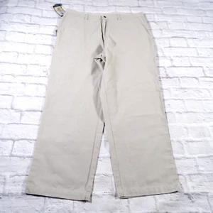 Neu mit Etikett Columbia beige robuste Outdoor-Chino vorne flach Herrenhose 38 x 30 - Bild 1 von 14