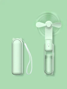 Mini Foldable Handheld USB Fan - Portable, Rechargeable, Compact Personal Fan - Picture 1 of 8