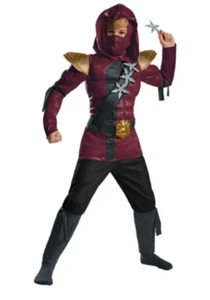 New Crimson Ninja Child Costume Medium 7-8 yrs - Picture 1 of 1