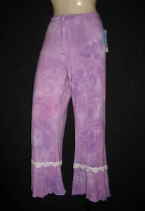 Claire Pettibone Lounge Hose Capri PJ Gabrielle lila Pflaume XL neu $ 113 LÄUFT GROSS! - Bild 1 von 11
