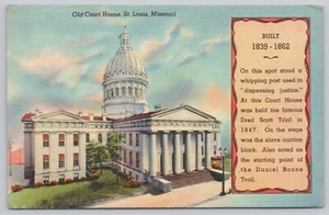 Old Court House St. Louis Missouri Linen Postcard c1948 - Picture 1 of 2