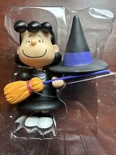 Lucy Van Pelt Black Hat Witch’s Broom Witch Costume Figure Peanuts 