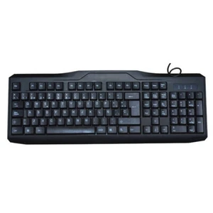 iMicro KB-US9851S - Keyboard - USB - QWERTY - Spanish - black - retail - Picture 1 of 2