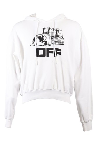 OFF WHITE C O VIRGIL ABLOH MEN'S COTTON HOODIE MEDIUM