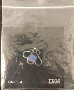 IBM Pin Badge Bee Equal New #BeEqual - Picture 1 of 3