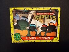 Teenage Mutant Hero Turtles - TMNT - Trading Cards - Topps - 1990 - 1 to 66 You