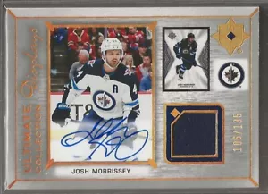 Maglietta auto 2021-22 Ultimate #UDA-MO Josh Morrissey - Ultimate Display 106/135 - Foto 1 di 2