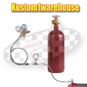 Nitrogen shock refill filler recharge kit 600psi gauges, tanks, hoses, regulator - Picture 1 of 3