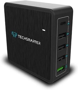Techsmarter 60W Multi USB-C PD Charger Station for iPhone iPad Samsung Macbook - Picture 1 of 7