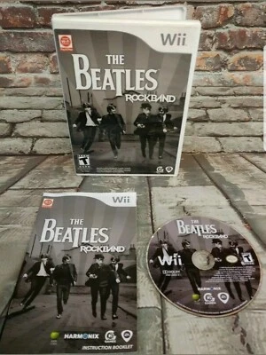 (3C-8303) The Beatles: Rock Band Nintendo Wii Video Game Complete Case Manual - Image 1 of 4