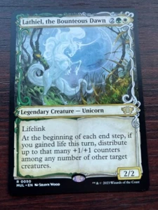 1x SHOWCASE LATHIEL, THE BOUNTEOUS DAWN - Commander - MTG - Magic the Gathering - Picture 1 of 1