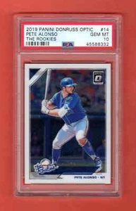PETER PETE 2019 DONRUSS OPTIC THE ROOKIES ROOKIE RC # 14 PSA 10 NEW YORK METS - Picture 1 of 2