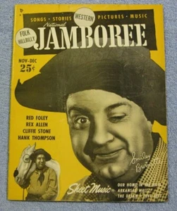 Western National Jamboree Folk Hillbilly Songs Stories Pictures Music Nov Dec - Picture 1 of 1