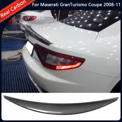 Alerón trasero de fibra de carbono para Maserati GranTurismo cupé 2008-11 Foto 1 de 4