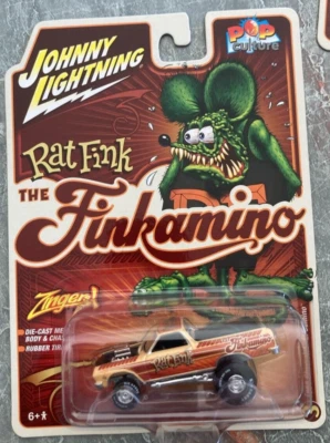 2025 JOHNNY LIGHTNING 1965 CHEVROLET EL CAMINO RAT FINK ZINGER JLSP411 Rat Fink - Image 1 of 2