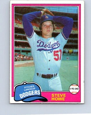 VINTAGE BASEBALL CARD O-PEE-CHEE 1981 LOS ANGELES DODGERS STEVE HOWE  NO845 - Image 1 of 2