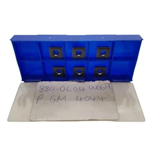 Sandvik 880-0604 W06H-P-GM 4044 Carbide Inserts x6 Drilling Steel IZ4 - Picture 1 of 1