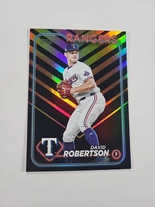 2024 Topps Update - David Robertson Halloween Parallel Texas Rangers US284 - Picture 1 of 3