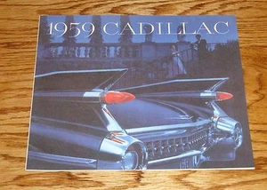 Cadillac Full Line 1959 folleto de ventas 59 cupé Fleetwood Deville Eldorado - Imagen 1 de 2
