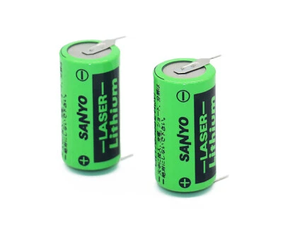 2Pcs Primary SANYO Battery CR17335SE 3V for CNC PLC Chip-Data Backup Power +2-1P - Image 1 of 4