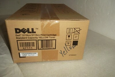 Dell NF555 Toner Cartridge Yellow for 3110cn 3115cn Standard Yield CT350451 NEW Foto 1 de 4