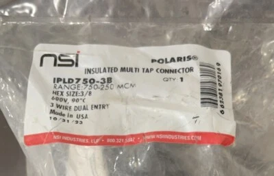 🔥(AN) Polaris IPLD750-3B 600V Insulated 3-Port Multitap Connector 250-750kcmil - Image 1 of 3