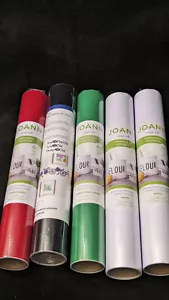 New Permanent Adhesive Vinyl Roll Lot of 5 Rolls - Picture 1 of 1