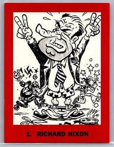 1992 Rigomor Press - Worlds Most Hated People #1 Richard Nixon - NMMT *TEXCARDS* - Picture 1 of 2