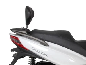 SHAD Backrest Pad White and Fitting Kit Kymco Grand Dink 125 2016-2024 - Picture 1 of 5