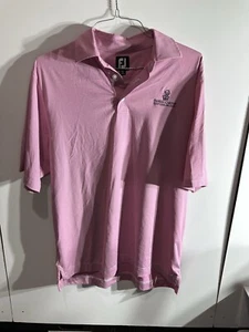 Footjoy Polo Shirt L Pink Course Preformance The Ritz Carlton Golf Club Orlando  - Picture 1 of 8