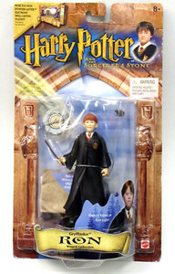 2001 Mattel HARRY POTTER friend RON action figure MINT ON CARD
