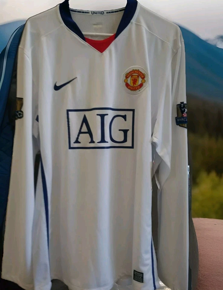Authentic Nike 2008 Manchester United Player Issue Giggs S/s Jersey