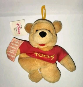 Vintage Disney Store Winnie the Pooh Musical Pull Baby Toy Plush - Picture 1 of 4