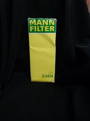 FILTRO DE AIRE MOTOR MANN STOCK ANTIGUO NUEVO. VW 1980-1989 (#C3474/113129620) Foto 1 de 2