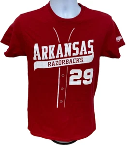 Arkansas Razorbacks Baseball  Jersey Shirt Dallas Keuchel #28 S Small #WPS Used - Picture 1 of 11