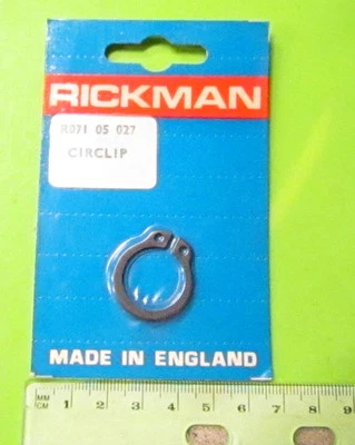 Rickman Zundapp NOS 125 MX Kick Starter Circlip p/n R071 05 027 R071-05-027 Foto 1 de 2