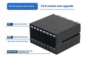 Festplattengehäuse 8x 2.5“  SAS SATA SSD HDD Cage Käfig SFF-8643 Mini-SAS HD NAS - Bild 1 von 6
